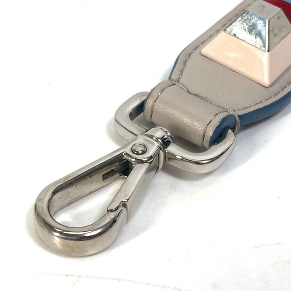 FENDI Strap you Studs Shoulder strap Leather Multicolore - Picture 11 of 16